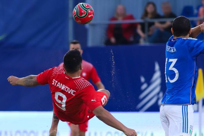 Dejan Stanković, Švajcarska, fudbal na pesku Dejan Stanković, Švajcarska, fudbal na pesku