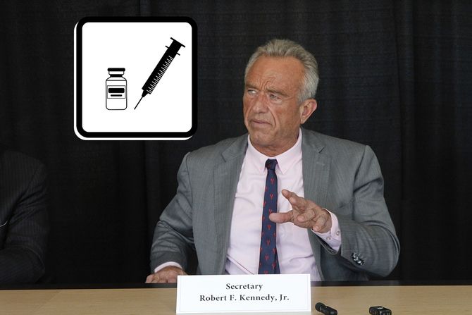 Robert Kenedi Junior, vakcine