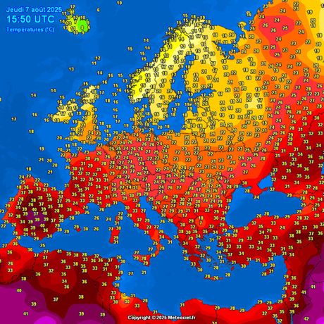 Trenutne temperature vazduha Trenutne temperature vazduha
