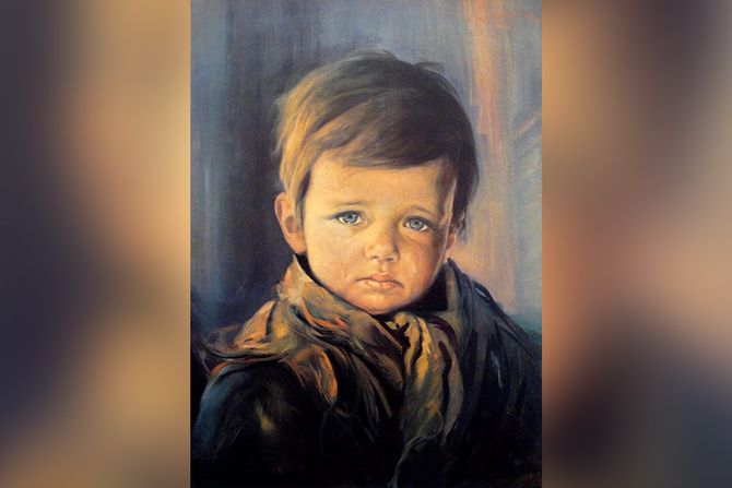 Slika uplakani dečak Slika uplakani dečak
