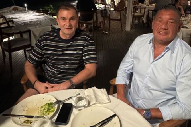 Luka Pavićević i Miško Ražnatović Luka Pavićević i Miško Ražnatović