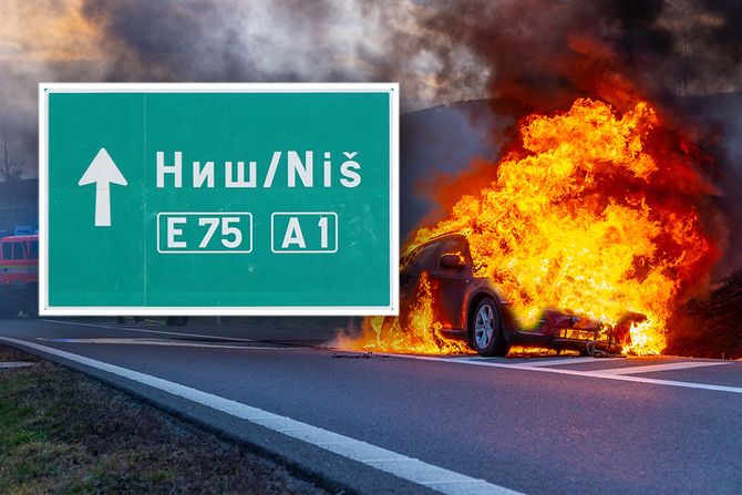 nis, pozar, auto nis, pozar, auto