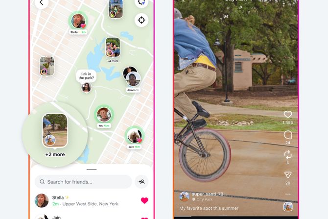 Instagram mapa