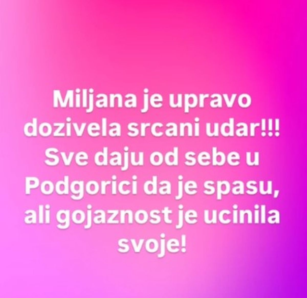 "Miljana doživela srčani udar, daju sve od sebe da...": Marija se besna oglasila zbog ćerke: "Ona je idiot"
