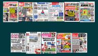 NASLOVNE STRANE SUTRAŠNJIH NOVINA: Prelistavanje štampe za utorak, 12. avgust 2025. godine