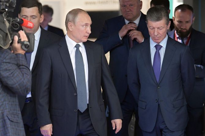 Dmitrij Kozak i Vladimir Putin Dmitrij Kozak i Vladimir Putin