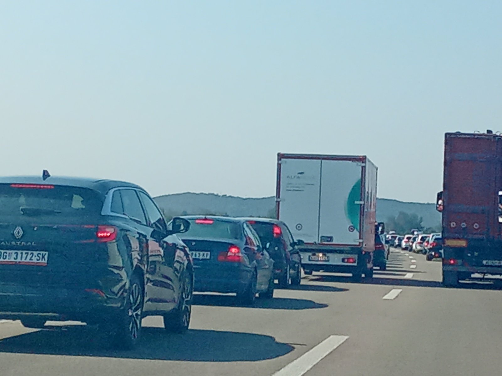 Zastoj posle naplatne stanice Paraćin, u smeru ka Beogradu! Kolone sve veće, ovo je uzrok