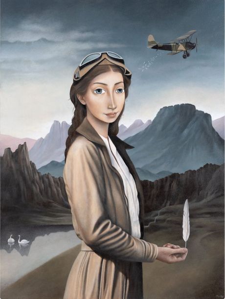 Slavko Krunic, Kočoperka, 120x90cm, akril na platnu, 2025god Slavko Krunic, Kočoperka, 120x90cm, akril na platnu, 2025god