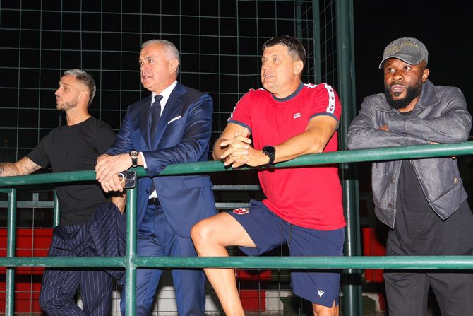 Marko Arnautović, Zvezdan Terzić, Vladan Milojević i Gelor Kanga Marko Arnautović, Zvezdan Terzić, Vladan Milojević i Gelor Kanga