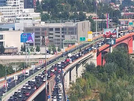 Beograd saobraćaj sabraćajne gužve Most Gazela
