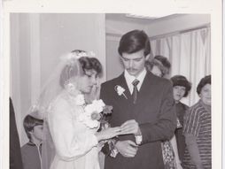 Muž i žena, stare fottografije