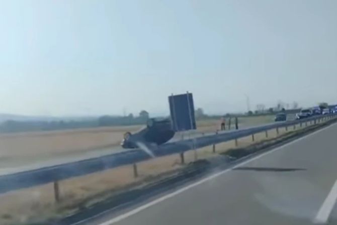 Saobraćajna nezgoda, auto put Leskovac- Beograd
