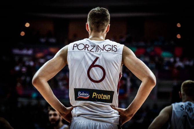 Kristaps Porzingis - košarkaška reprezentacija Letonije