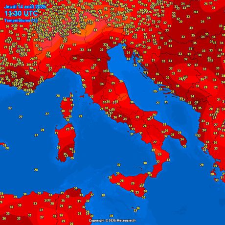 Trenutne temperature vazduha Trenutne temperature vazduha