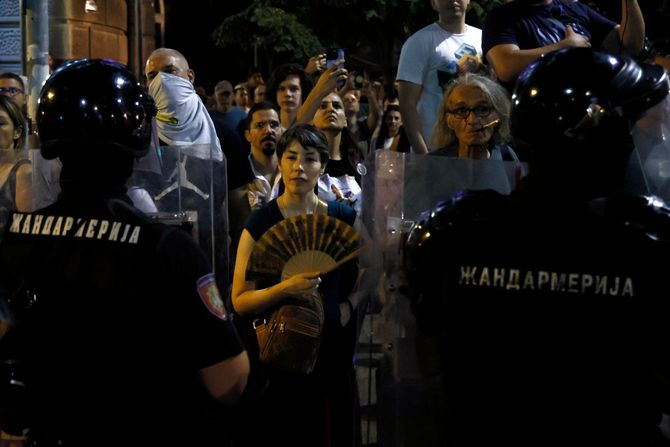 Beograd protest studenti u blokadi opozicija zborovi