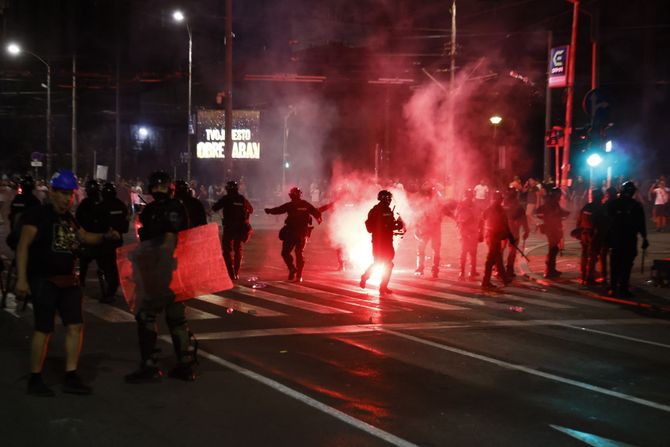 Beograd protest studenti u blokadi opozicija zborovi