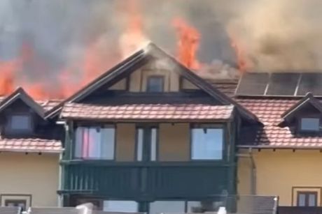Veliki požar u hotelu “Golub” na Goliji
