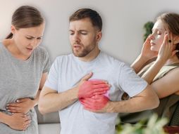 Srčani udar, bol u stomaku i glavobolja