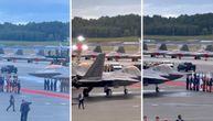 TRAMP HTEO DA UPLAŠI PUTINA? Pentagon demonstrirao silu na aerodromu gde je sleteo predsednik Rusije