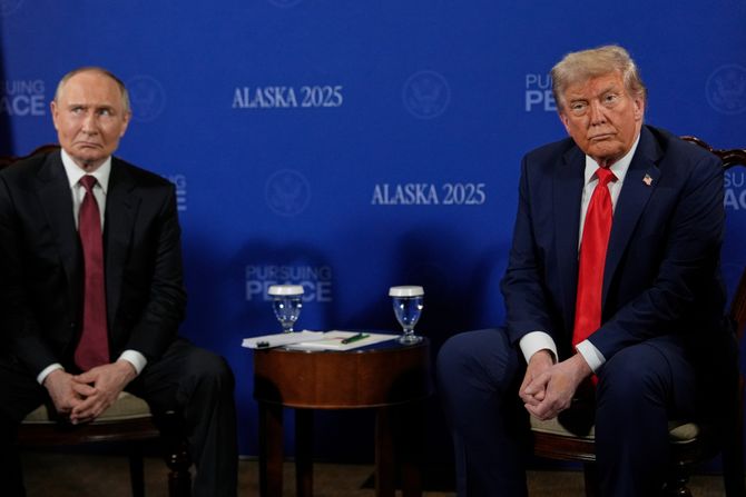 Vladimir Putin, Donald Tramp, Aljaska