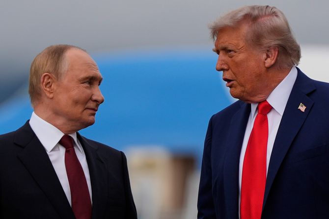 Vladimir Putin, Donald Tramp, Aljaska Vladimir Putin, Donald Tramp, Aljaska