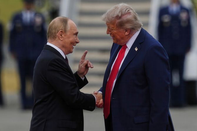 Vladimir Putin, Donald Tramp, Aljaska Vladimir Putin, Donald Tramp, Aljaska