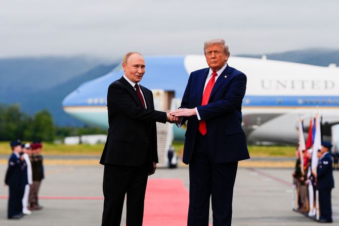 Vladimir Putin, Donald Tramp, Aljaska