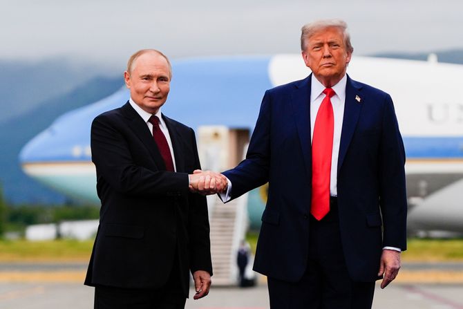 Vladimir Putin, Donald Tramp, Aljaska