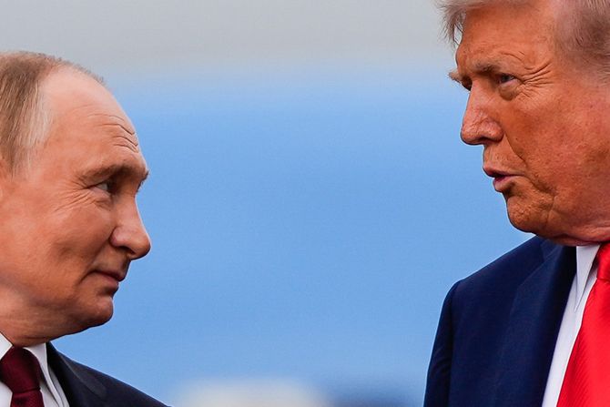 Vladimir Putin, Donald Tramp, Aljaska