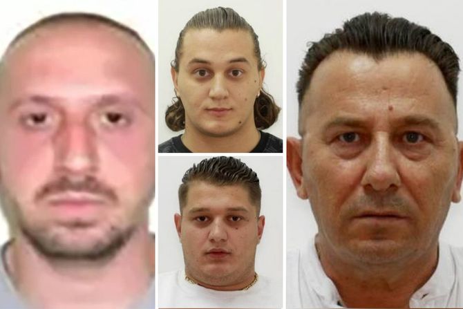 Đorđe Radomirović, Mefail Shkodra Škodra i sinovi Engjull i Edonis