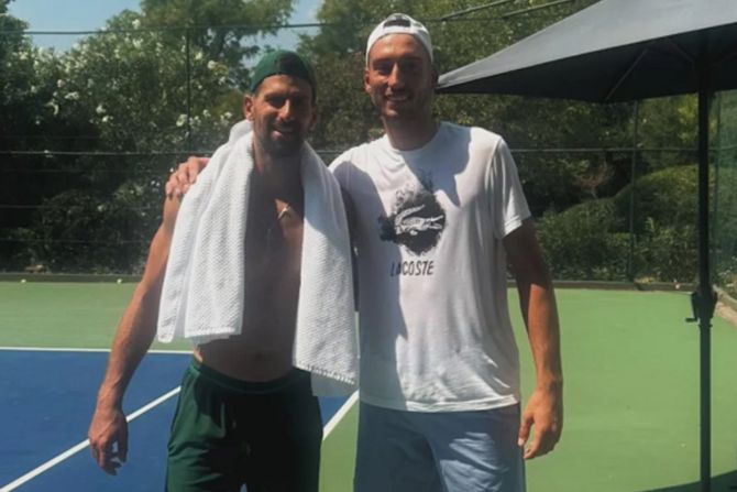 Novak Đoković i Luka Pavlović