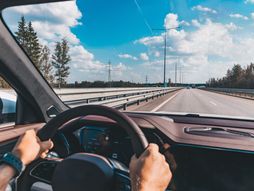 Vozać, auto, autoput