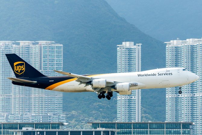 UPS Boeing 747 cargo