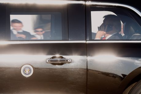 Donald Tramp na putu za Aljasku Donald Tramp na putu za Aljasku