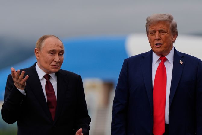 Vladimir Putin, Donald Tramp, Aljaska Vladimir Putin, Donald Tramp, Aljaska