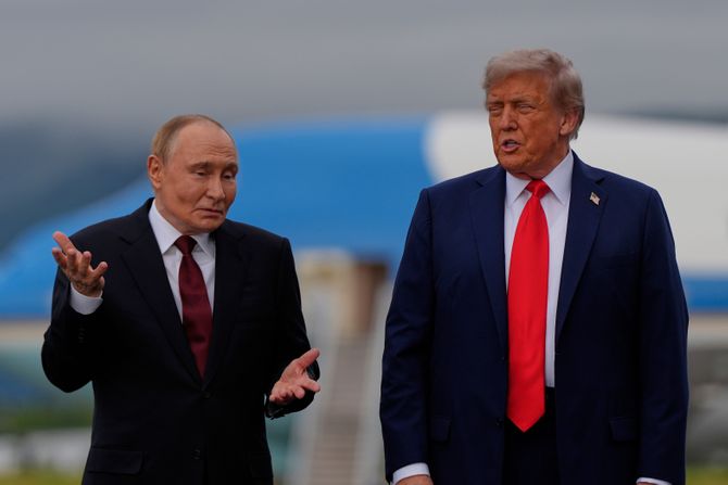 Vladimir Putin, Donald Tramp, Aljaska Vladimir Putin, Donald Tramp, Aljaska