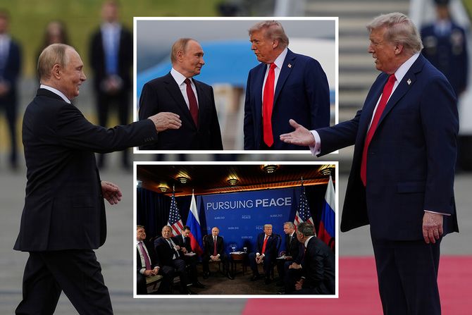Vladimir Putin, Donald Tramp, Aljaska