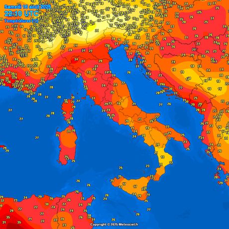 Trenutne temperature vazduha Trenutne temperature vazduha
