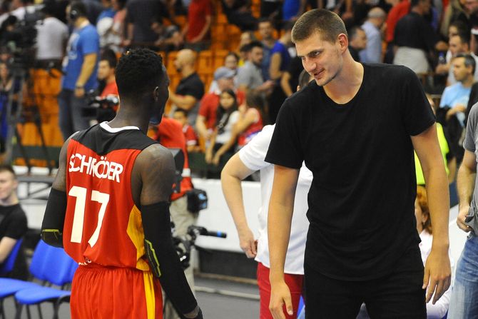 Denis Šreder i Nikola Jokić