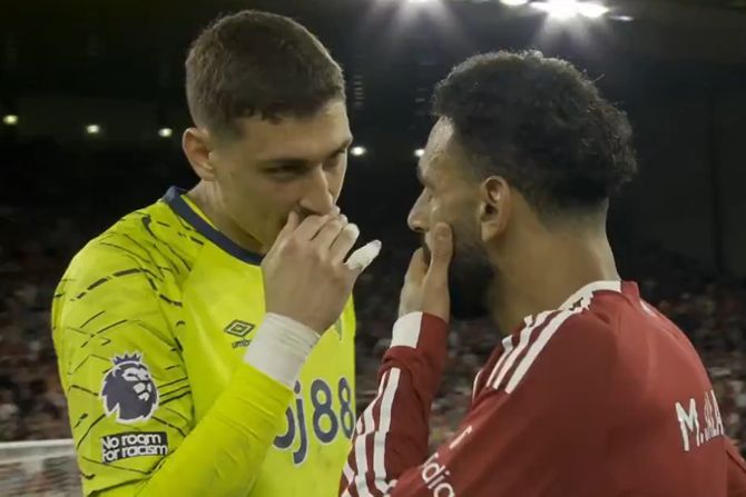 Đorđe Petrović i Mohamed Salah