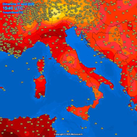 Trenutne temperature vazduha Trenutne temperature vazduha
