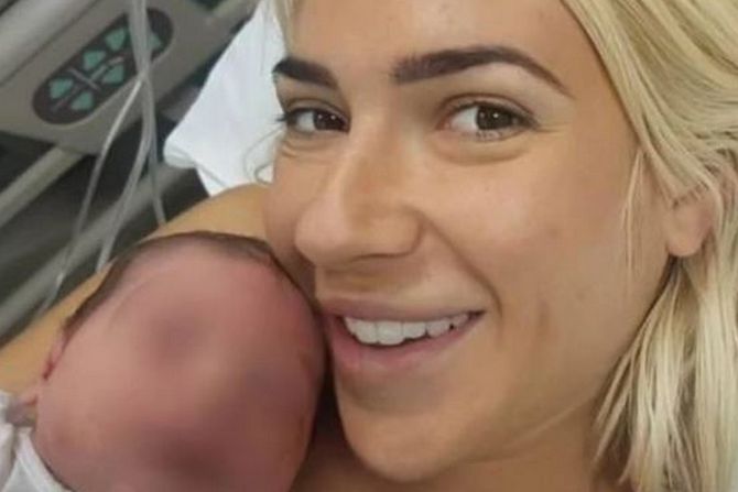 Jovana Jeremić sa ćerkom Leom