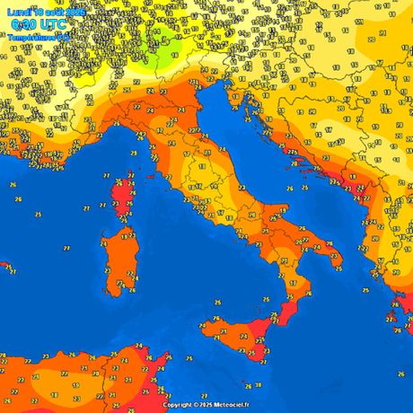 Trenutne temperature vazduha Trenutne temperature vazduha
