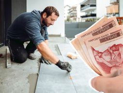 Keramičar, lepljenje pločica