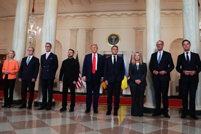 Tramp, Zelenski i evropski lideri na sastanku u Beloj kući