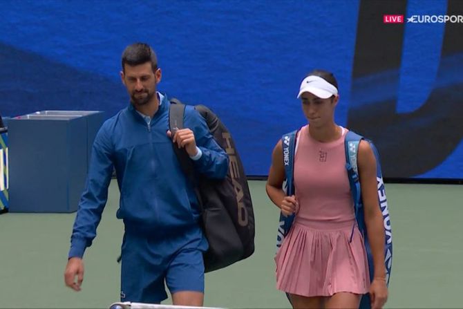 Novak Đoković i Olga Danilović