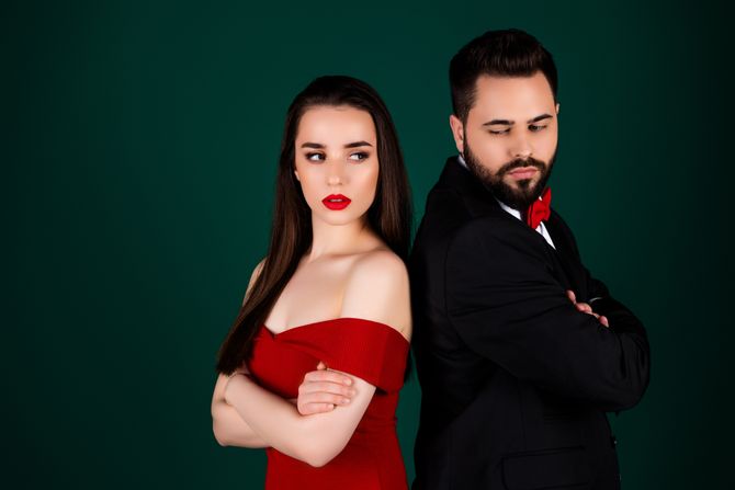razvod, mladi par