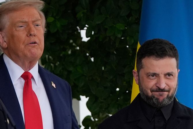 Donald Tramp i Volodimir Zelenski Donald Tramp i Volodimir Zelenski