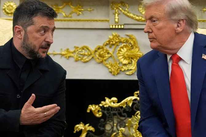 Donald Tramp i Volodimir Zelenski