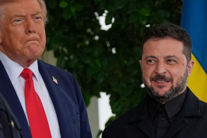 Donald Tramp i Volodimir Zelenski